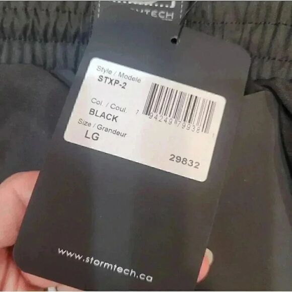 Stormtech Men's Black Warrior Pants NEW "Eagles" NEW sz L - Picture 10 of 11